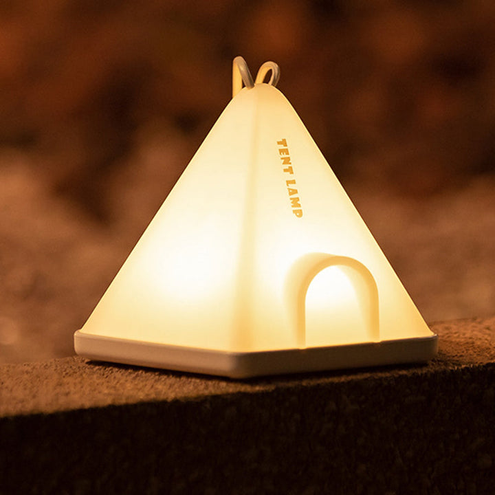 Moderne Kreativ Teltform Trekant ABS PP LED Utendørs Lys For Utendørs Patio | Luvikno