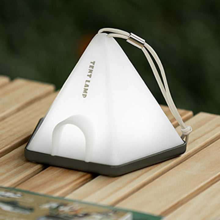 Moderne Kreativ Teltform Trekant ABS PP LED Utendørs Lys For Utendørs Patio | Luvikno