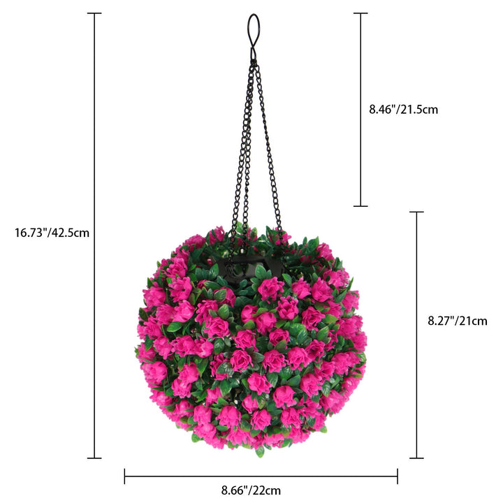 Moderne Art Deco Runde Blomsterbukett Plast LED Utendørs Lys For Hage | Luvikno