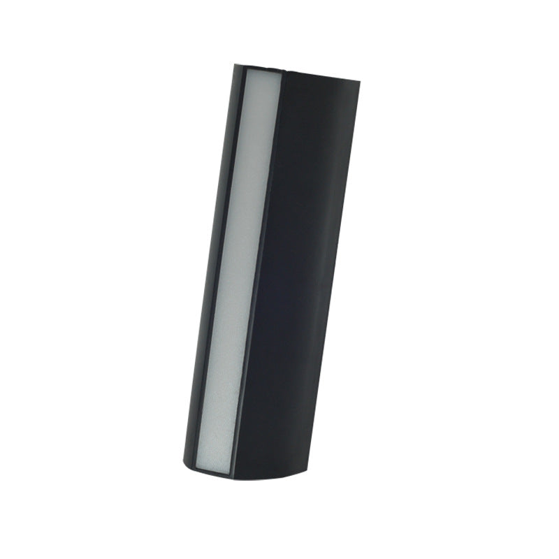 Moderne Minimalistisk Kolonne Plast LED Vegglampe For Hage | Luvikno