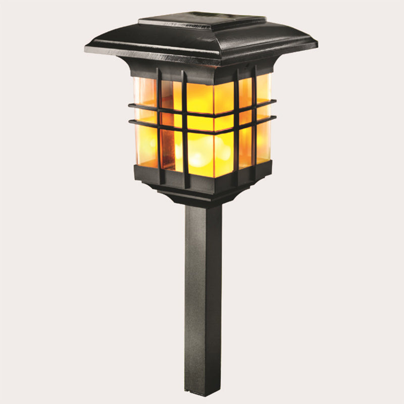 Moderne Minimalistisk Kolonne Plast LED Solar Stående Gulvlampe For Hage | Luvikno