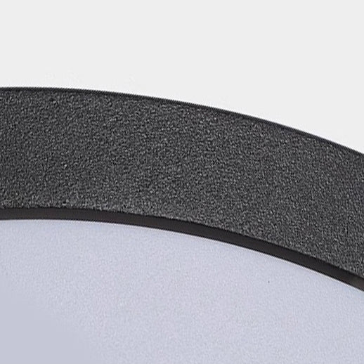 Moderne Minimalistisk Vanntett Rund Aluminiumsakryl LED Utendørs Flush Mount Taklampe For Hage | Luvikno