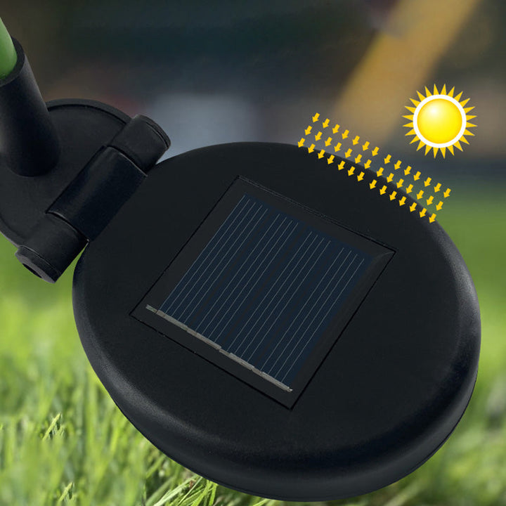 Samtidig Kreativ Solar Vanntett Falsk Tulipan Rustfritt Stål ABS Stoff LED Grunnplugg Plen Landskap Lampe For Utendørs Terrasse | Luvikno