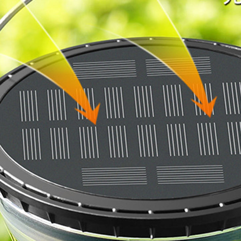 Moderne Minimalistiske Solvannavvisende Kjegle Filigran PC ABS LED Pendellampe For Hage | Luvikno