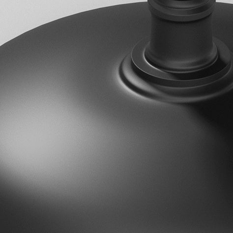Tradisjonell Vintage Vanntett Flared Cylinder Disc Base Jern 1-Lys Semi-Flush Mount Taklampe For Utendørs Patio | Luvikno