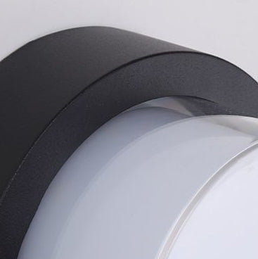 Moderne Minimalistiske Vanntette Firkantede Runde Sylinder Trykkstøpt Aluminium Akryl LED Flush Mount Taklampe For Utendørs Terrasse | Luvikno