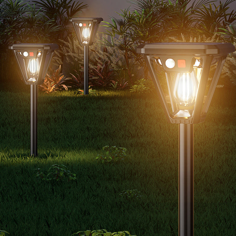 Samtidig industriell menneskekroppssensor LED solcelle vanntett pleninnsettingslys for utendørs patio | Luvikno