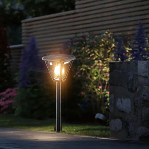 Samtidig industriell menneskekroppssensor LED solcelle vanntett pleninnsettingslys for utendørs patio | Luvikno