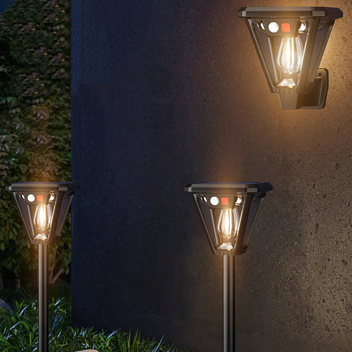 Samtidig industriell menneskekroppssensor LED solcelle vanntett pleninnsettingslys for utendørs patio | Luvikno