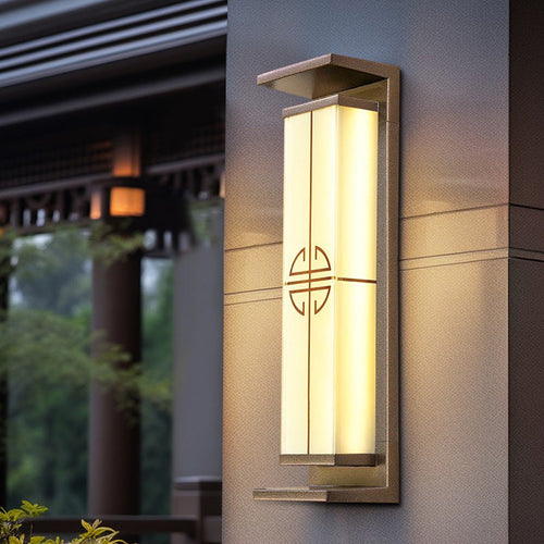 Samtidig industriell rettvinklet aluminium rustfritt stål LED utendørs solvegglampe for utendørs terrasse | Luvikno