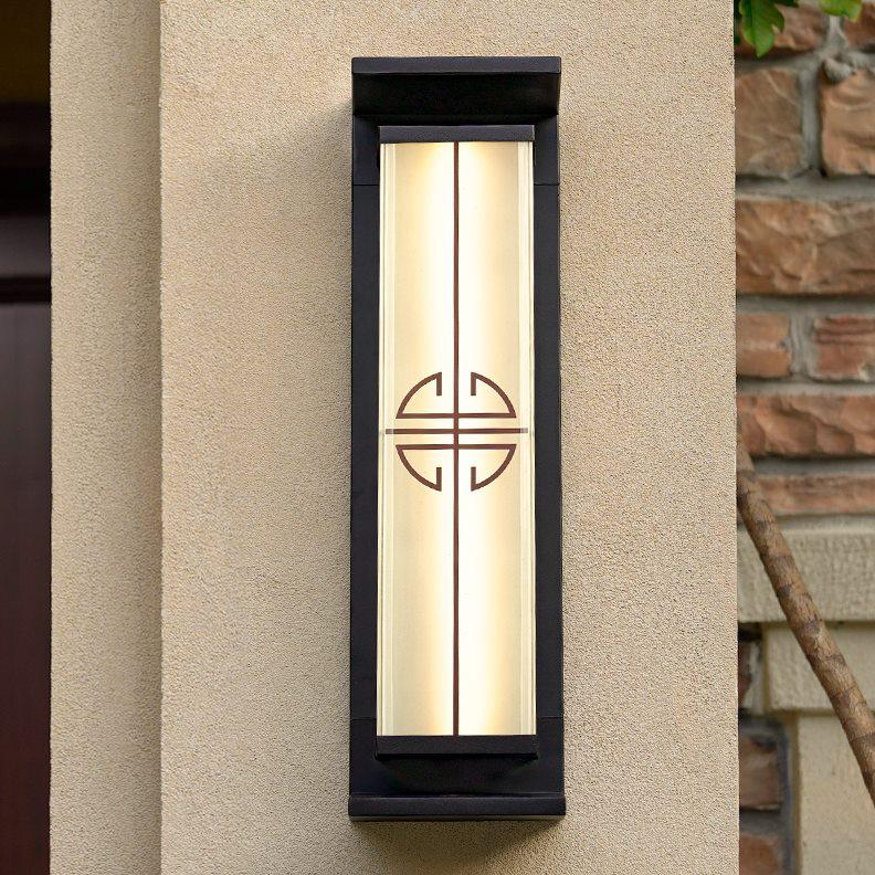 Samtidig industriell rettvinklet aluminium rustfritt stål LED utendørs solvegglampe for utendørs terrasse | Luvikno