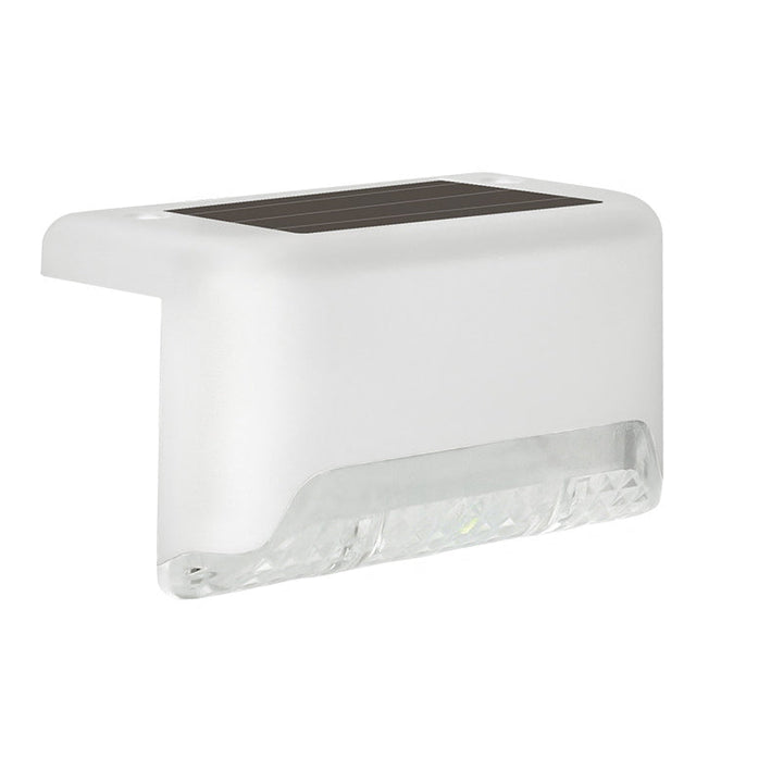 Moderne Industriell PP Firkantet Vanntett LED Solutend Step Light For Hage | Luvikno
