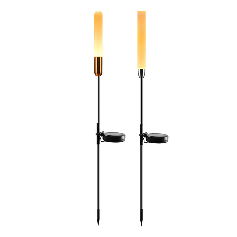 Moderne Art Deco Vanntett Solar Sylinder Akryl Aluminium Rustfritt Stål ABS LED Utendørs Lys Landskapsbelysning For Hage | Luvikno