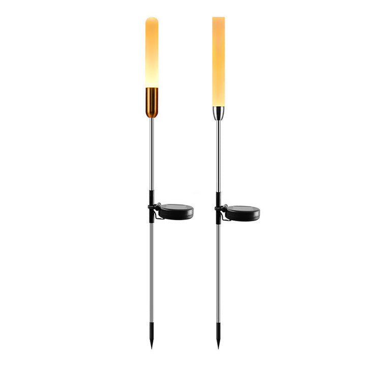 Moderne Art Deco Vanntett Solar Sylinder Akryl Aluminium Rustfritt Stål ABS LED Utendørs Lys Landskapsbelysning For Hage | Luvikno