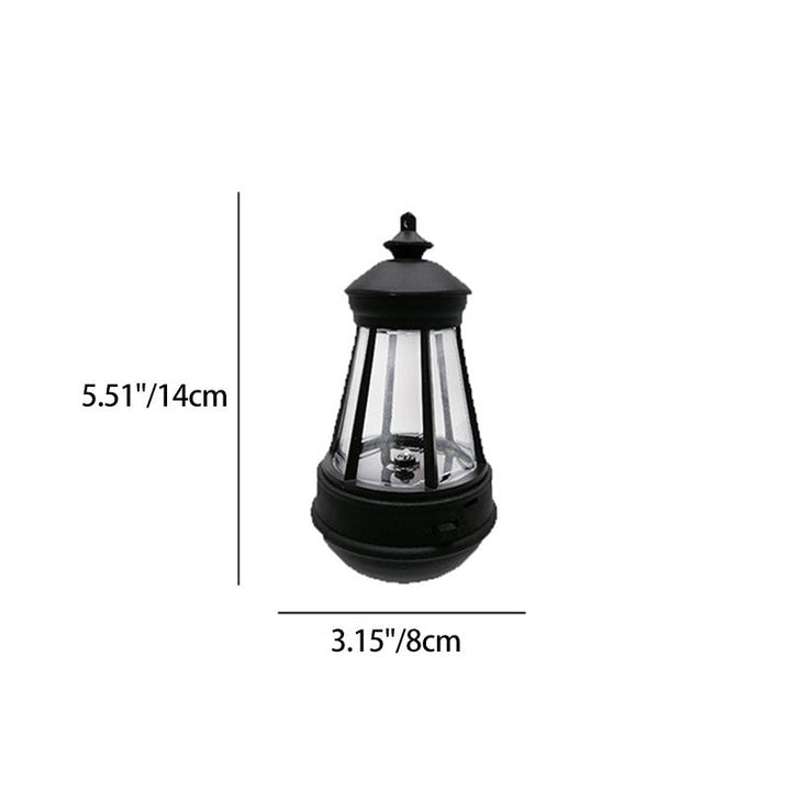 Moderne Minimalistisk Vanntett Solfyr Lys Jern Akryl LED Camping Utendørs Lys Landskapsbelysning For Hage | Luvikno
