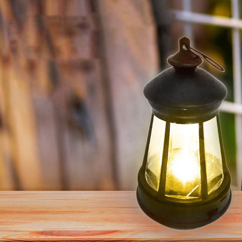Moderne Minimalistisk Vanntett Solfyr Lys Jern Akryl LED Camping Utendørs Lys Landskapsbelysning For Hage | Luvikno