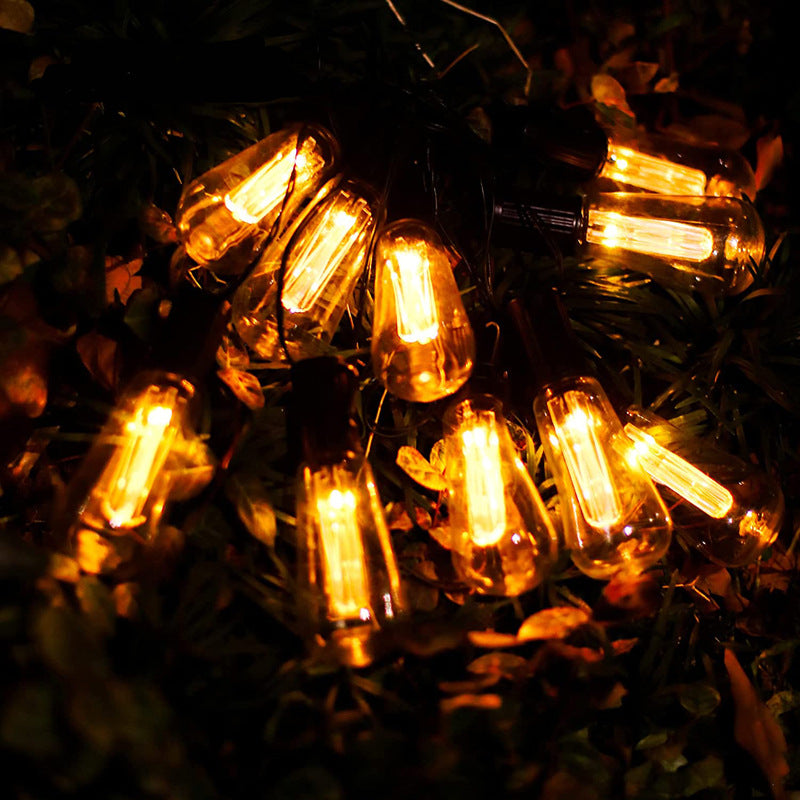 Moderne Minimalistisk Rund Lang Linie Glass Jern LED Lyskjede For Hage | Luvikno