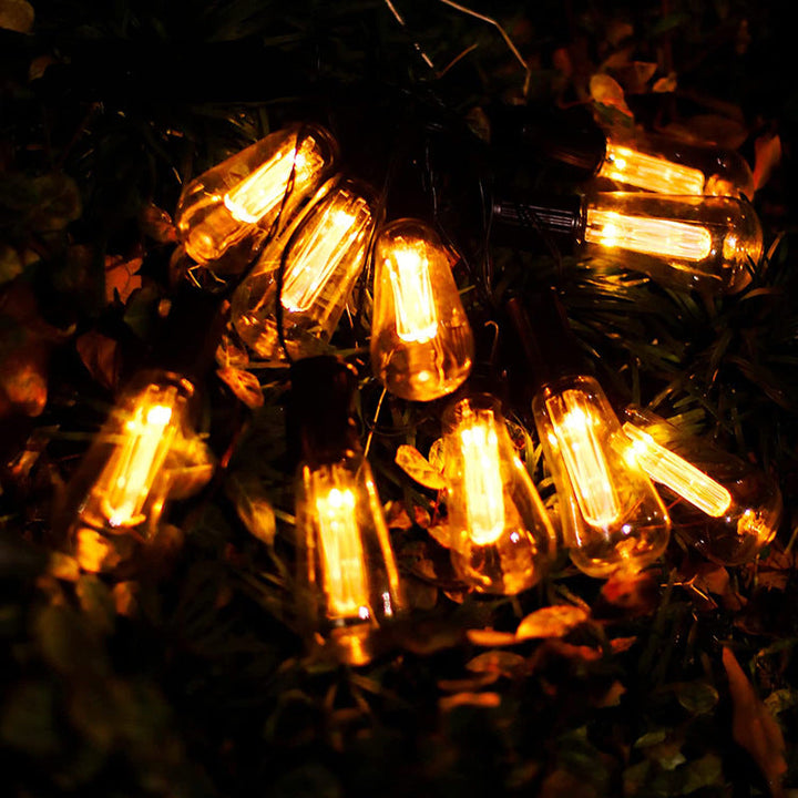 Moderne Minimalistisk Rund Lang Linie Glass Jern LED Lyskjede For Hage | Luvikno
