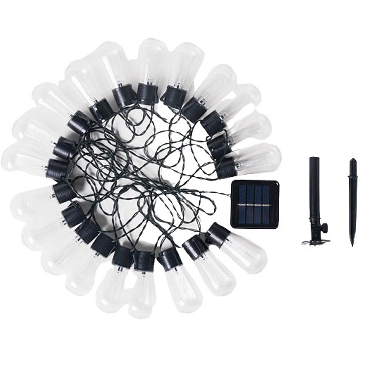 Moderne Minimalistisk Rund Lang Linie Glass Jern LED Lyskjede For Hage | Luvikno