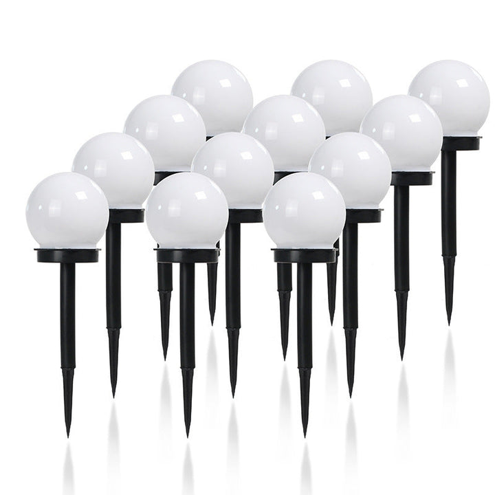 Moderne minimalistisk solcelledrevet vanntett ABS ball LED landskapsbelysning utendørs lys for hage | Luvikno