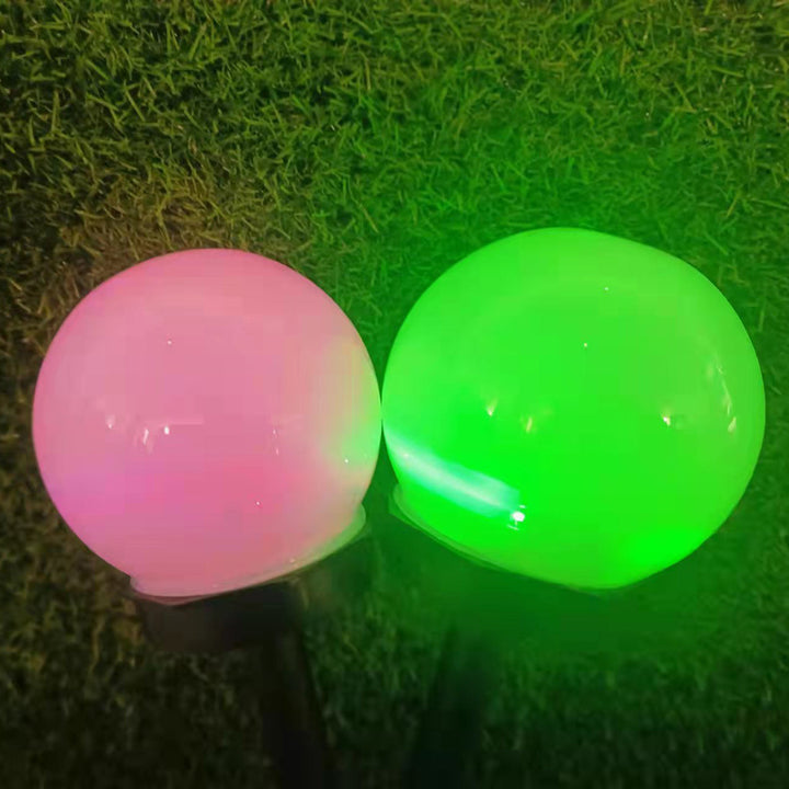 Moderne minimalistisk solcelledrevet vanntett ABS ball LED landskapsbelysning utendørs lys for hage | Luvikno