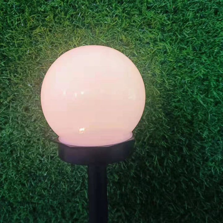 Moderne minimalistisk solcelledrevet vanntett ABS ball LED landskapsbelysning utendørs lys for hage | Luvikno