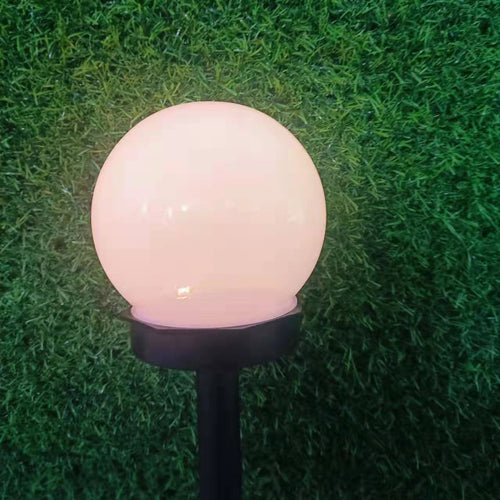Moderne minimalistisk solcelledrevet vanntett ABS ball LED landskapsbelysning utendørs lys for hage | Luvikno