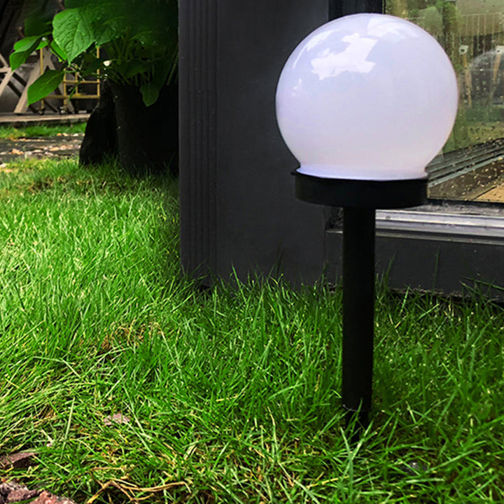 Moderne minimalistisk solcelledrevet vanntett ABS ball LED landskapsbelysning utendørs lys for hage | Luvikno