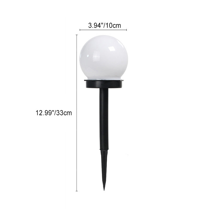 Moderne minimalistisk solcelledrevet vanntett ABS ball LED landskapsbelysning utendørs lys for hage | Luvikno