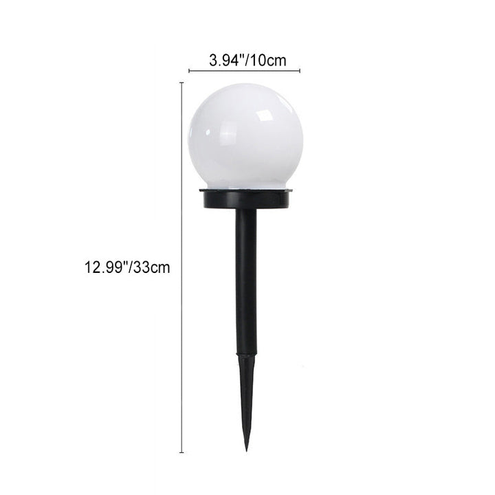 Moderne minimalistisk solcelledrevet vanntett ABS ball LED landskapsbelysning utendørs lys for hage | Luvikno