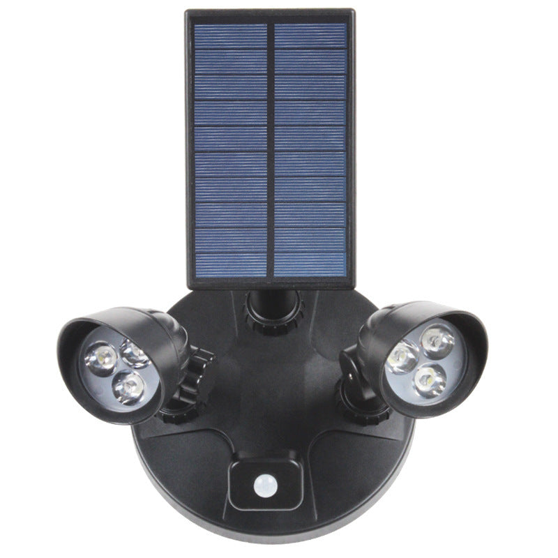 Moderne Enkelhet Sol Vannavstøtende ABS PC Overvåkningskamera Rotérbart Bevegelsessensor LED Vegglampe For Utendørs Patio | Luvikno