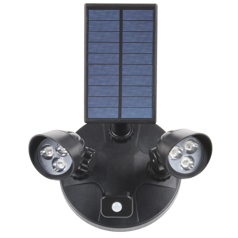 Moderne Enkelhet Sol Vannavstøtende ABS PC Overvåkningskamera Rotérbart Bevegelsessensor LED Vegglampe For Utendørs Patio | Luvikno
