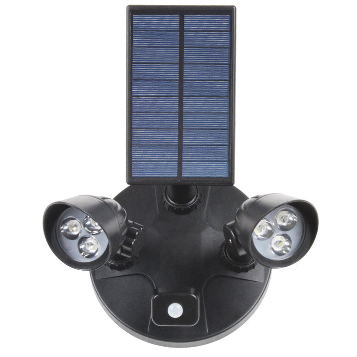 Moderne Enkelhet Sol Vannavstøtende ABS PC Overvåkningskamera Rotérbart Bevegelsessensor LED Vegglampe For Utendørs Patio | Luvikno