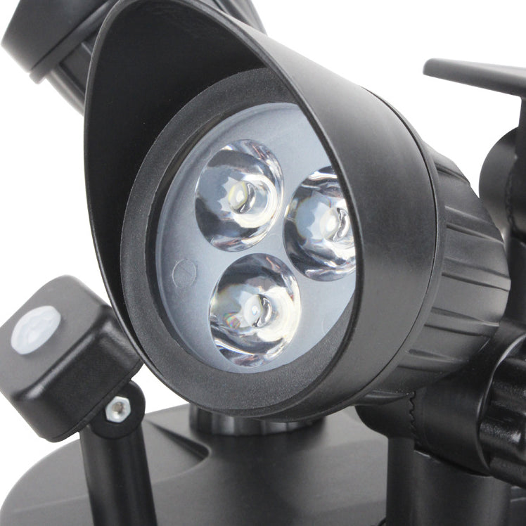 Moderne Enkelhet Sol Vannavstøtende ABS PC Overvåkningskamera Rotérbart Bevegelsessensor LED Vegglampe For Utendørs Patio | Luvikno