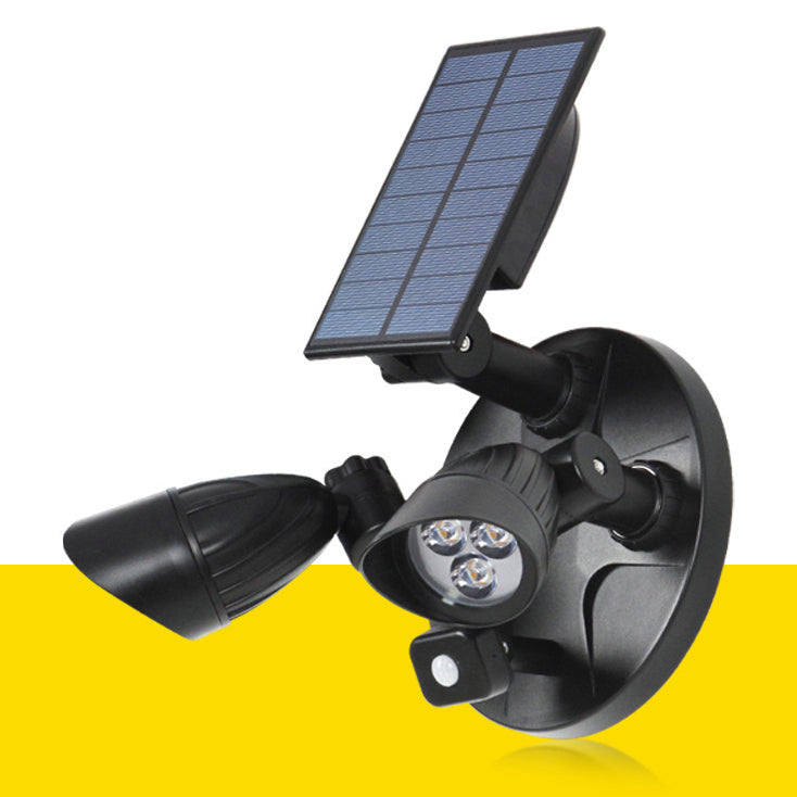 Moderne Enkelhet Sol Vannavstøtende ABS PC Overvåkningskamera Rotérbart Bevegelsessensor LED Vegglampe For Utendørs Patio | Luvikno