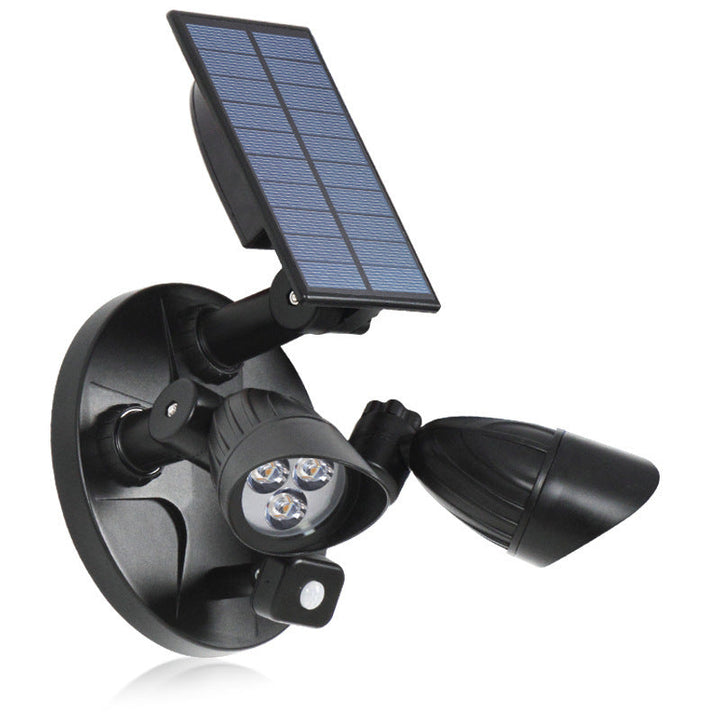 Moderne Enkelhet Sol Vannavstøtende ABS PC Overvåkningskamera Rotérbart Bevegelsessensor LED Vegglampe For Utendørs Patio | Luvikno