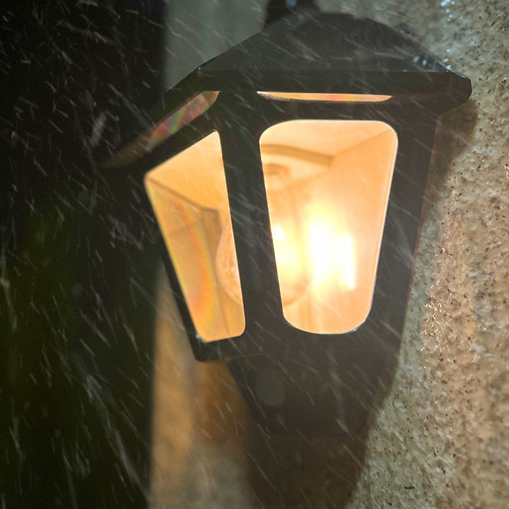 Samtidig Retro Sol Vannavstøtende ABS Fyrtårn LED Vegglampe For Utendørs Patios | Luvikno