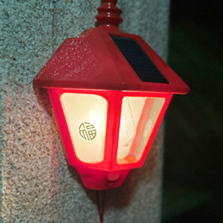 Samtidig Retro Sol Vannavstøtende ABS Fyrtårn LED Vegglampe For Utendørs Patios | Luvikno