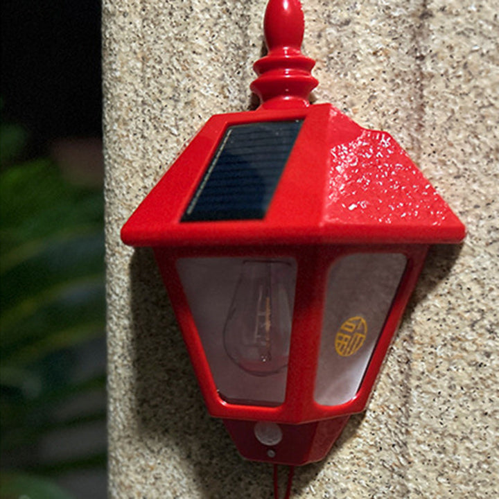 Samtidig Retro Sol Vannavstøtende ABS Fyrtårn LED Vegglampe For Utendørs Patios | Luvikno