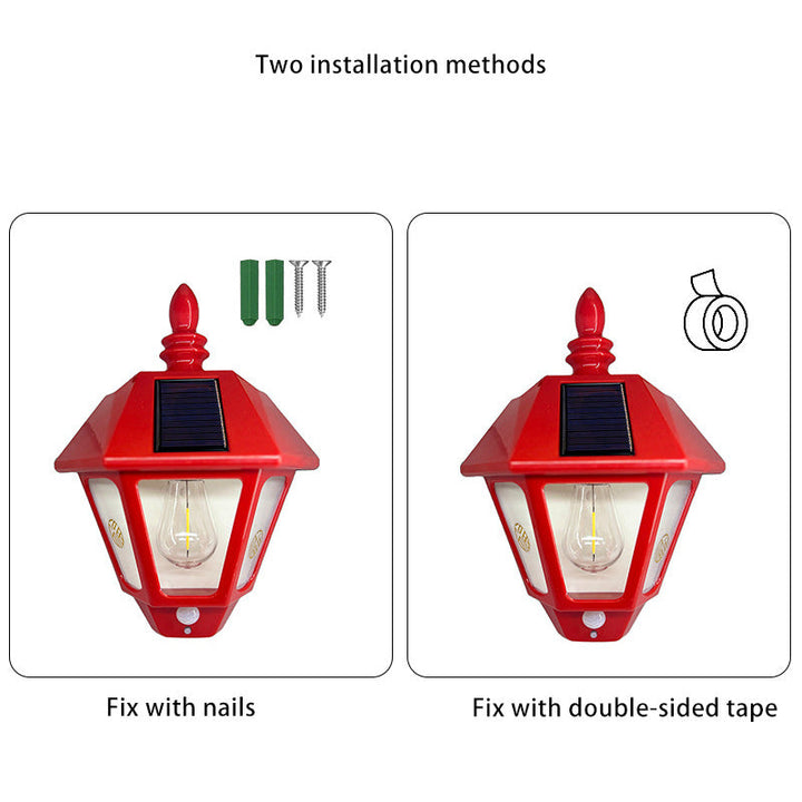 Samtidig Retro Sol Vannavstøtende ABS Fyrtårn LED Vegglampe For Utendørs Patios | Luvikno