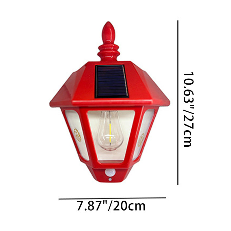 Samtidig Retro Sol Vannavstøtende ABS Fyrtårn LED Vegglampe For Utendørs Patios | Luvikno