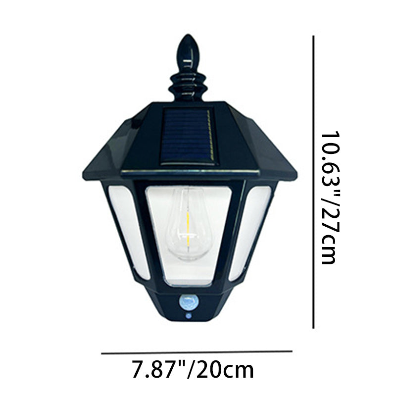 Samtidig Retro Sol Vannavstøtende ABS Fyrtårn LED Vegglampe For Utendørs Patios | Luvikno