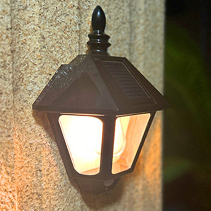 Samtidig Retro Sol Vannavstøtende ABS Fyrtårn LED Vegglampe For Utendørs Patios | Luvikno