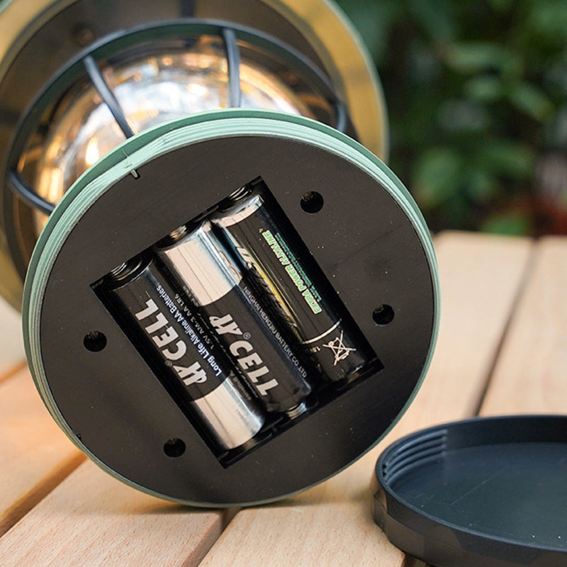 Moderne Retro Vanntett Oppladbar/Batteri ABS PS PP Stål Lantern Henge LED Bordlampe Utendørs Lys For Hage | Luvikno