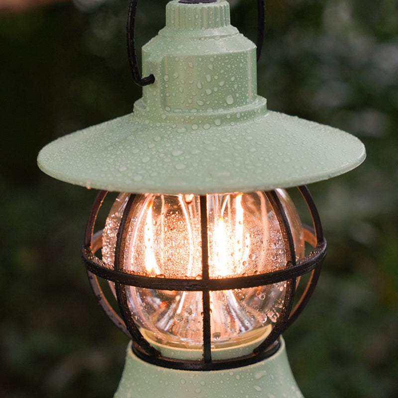 Moderne Retro Vanntett Oppladbar/Batteri ABS PS PP Stål Lantern Henge LED Bordlampe Utendørs Lys For Hage | Luvikno