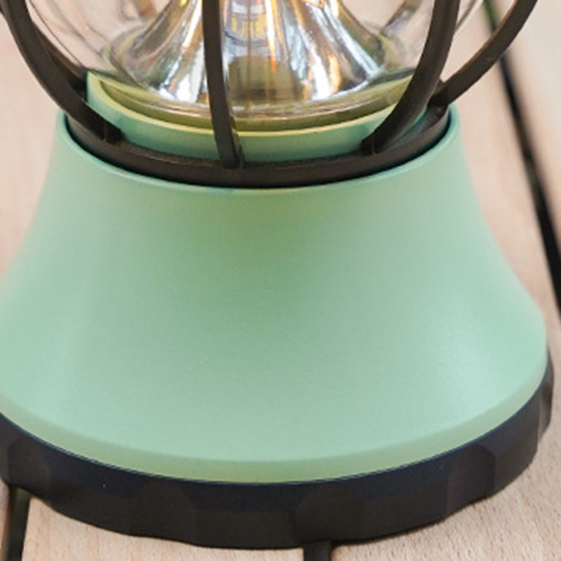 Moderne Retro Vanntett Oppladbar/Batteri ABS PS PP Stål Lantern Henge LED Bordlampe Utendørs Lys For Hage | Luvikno
