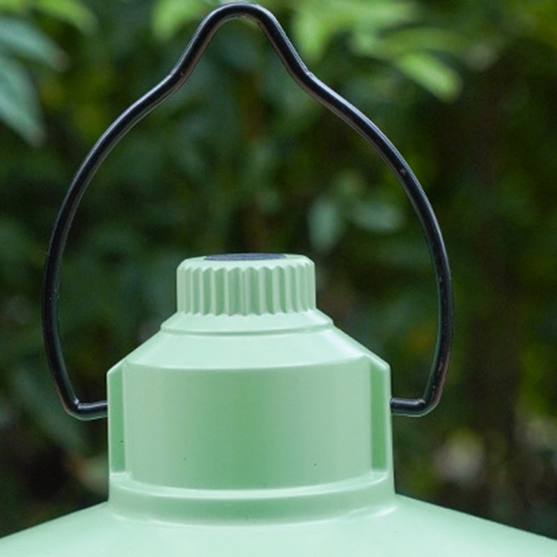 Moderne Retro Vanntett Oppladbar/Batteri ABS PS PP Stål Lantern Henge LED Bordlampe Utendørs Lys For Hage | Luvikno