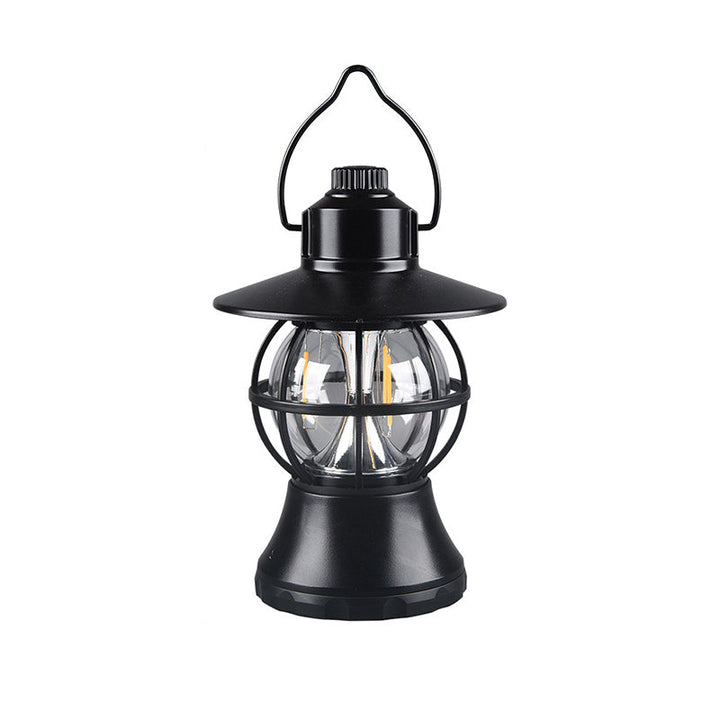 Moderne Retro Vanntett Oppladbar/Batteri ABS PS PP Stål Lantern Henge LED Bordlampe Utendørs Lys For Hage | Luvikno