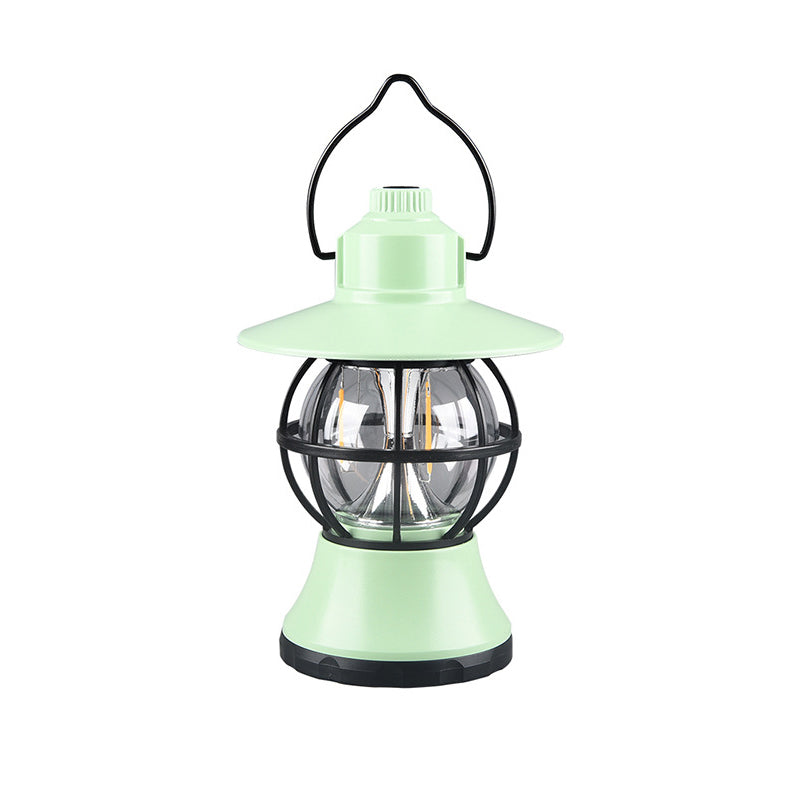 Moderne Retro Vanntett Oppladbar/Batteri ABS PS PP Stål Lantern Henge LED Bordlampe Utendørs Lys For Hage | Luvikno