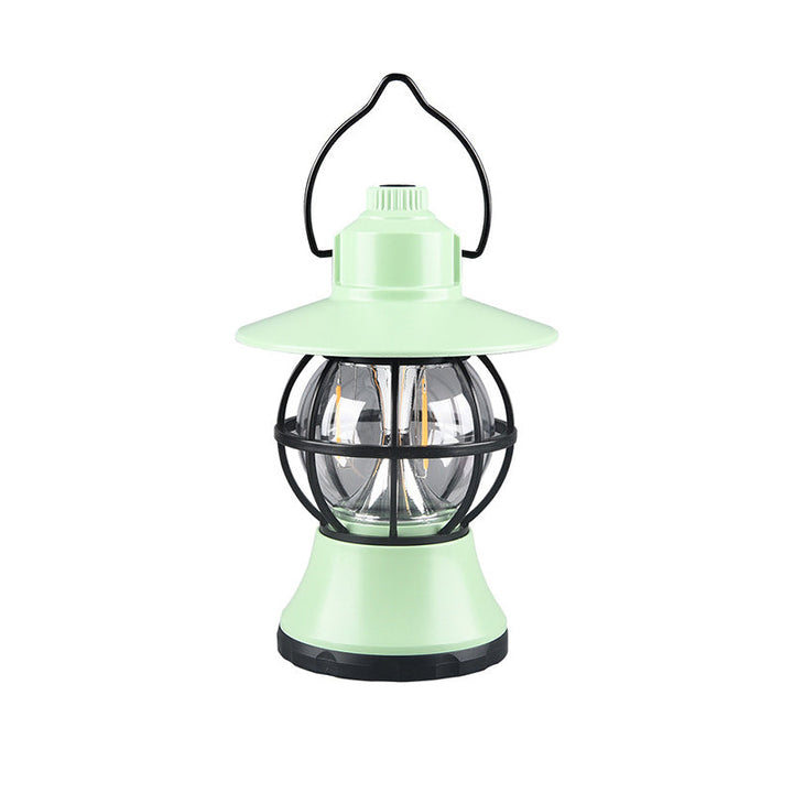 Moderne Retro Vanntett Oppladbar/Batteri ABS PS PP Stål Lantern Henge LED Bordlampe Utendørs Lys For Hage | Luvikno